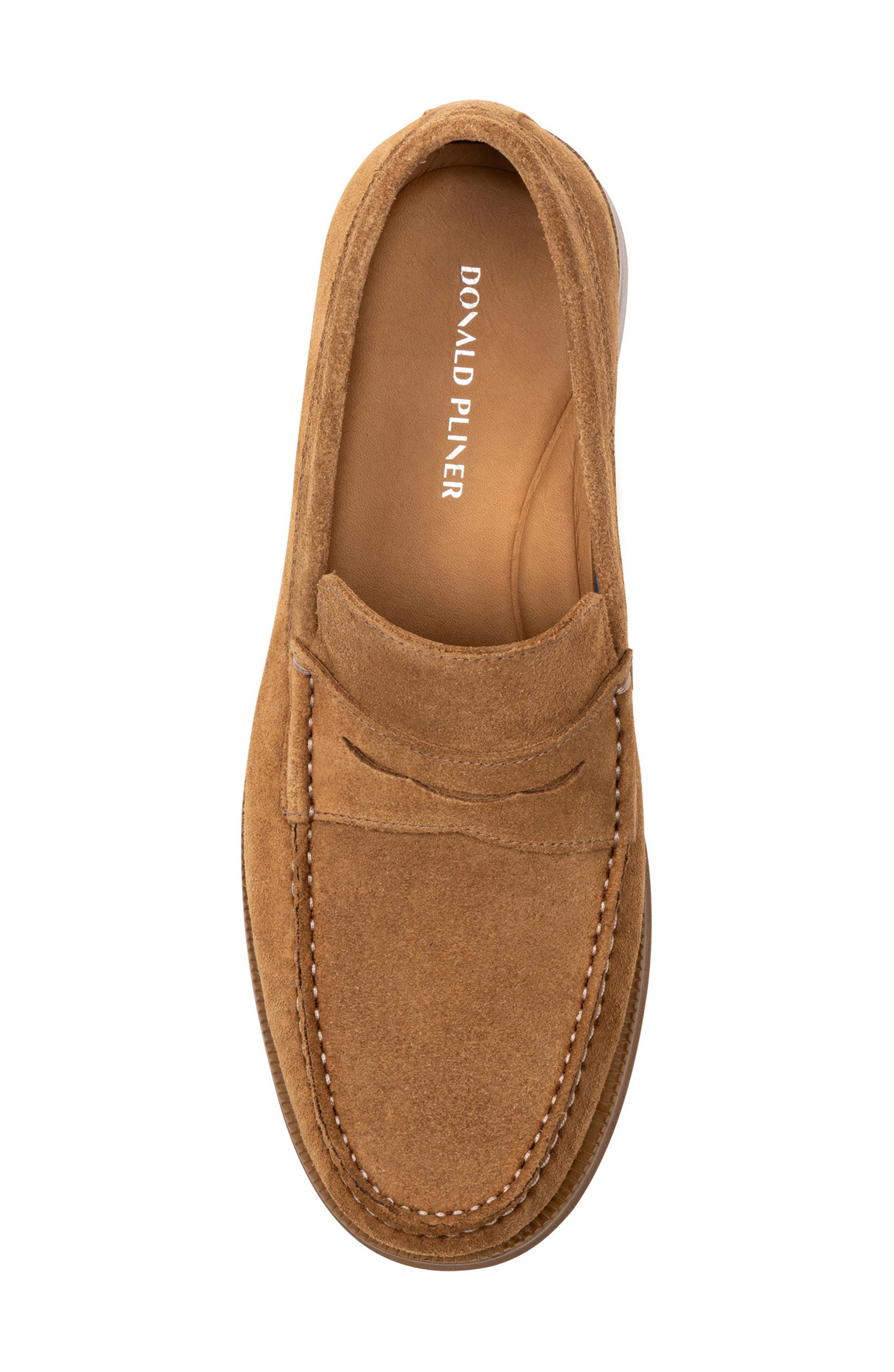 Donald Pliner Miles Penny Loafer, Alternate, color, Tobacco