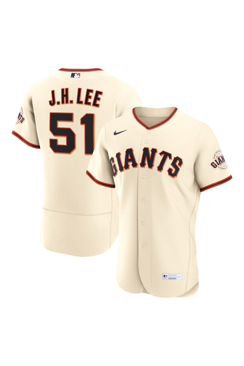 Men's Nike Jung Hoo Lee Cream San Francisco Giants Home Authentic Jersey, Main, color, Cream
