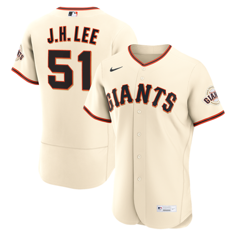 Men's Nike Jung Hoo Lee Cream San Francisco Giants Home Authentic Jersey