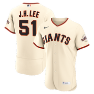 Nike Men's Nike Jung Hoo Lee Cream San Francisco Giants Home Authentic Jersey