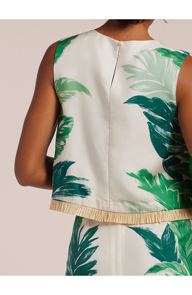 Tori Richard Leaves on the Side Veronica Top, Alternate, color, Magnolia