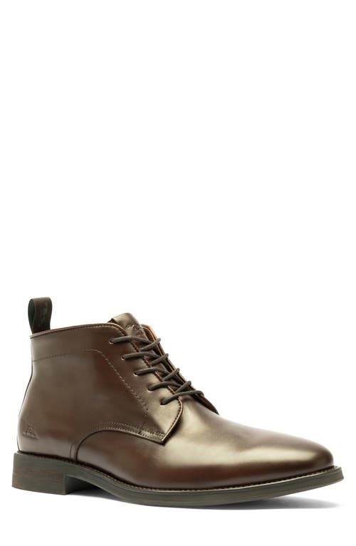 Rodd & Gunn Ruskin Leather Chukka Boot In Dark Cognac