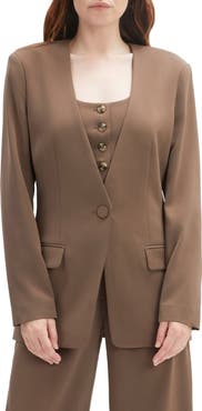 Bardot Ellera Fitted One-Button Blazer