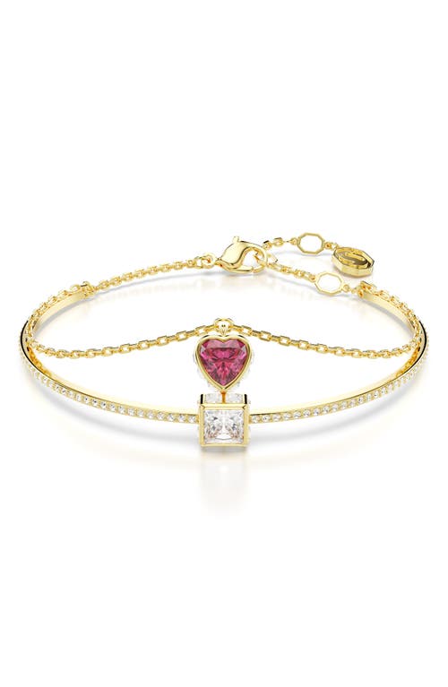 SWAROVSKI SWAROVSKI CHROMA CRYSTAL EMBELLISHED LAYERED BRACELET