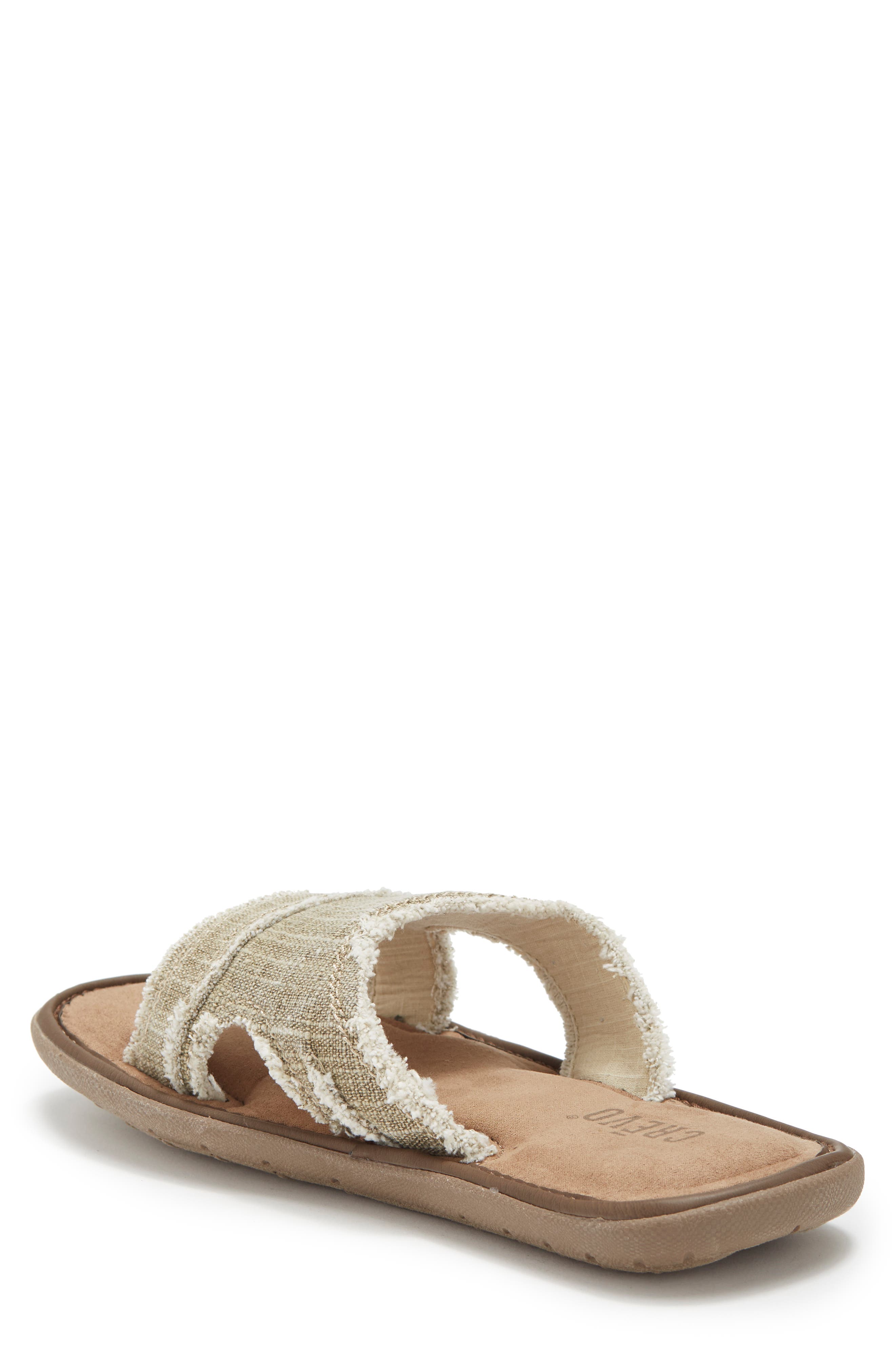 CREVO Baja II Beige Slide Sandal, Alternate, color, 