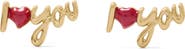 Kate Spade New York i love you stud earrings