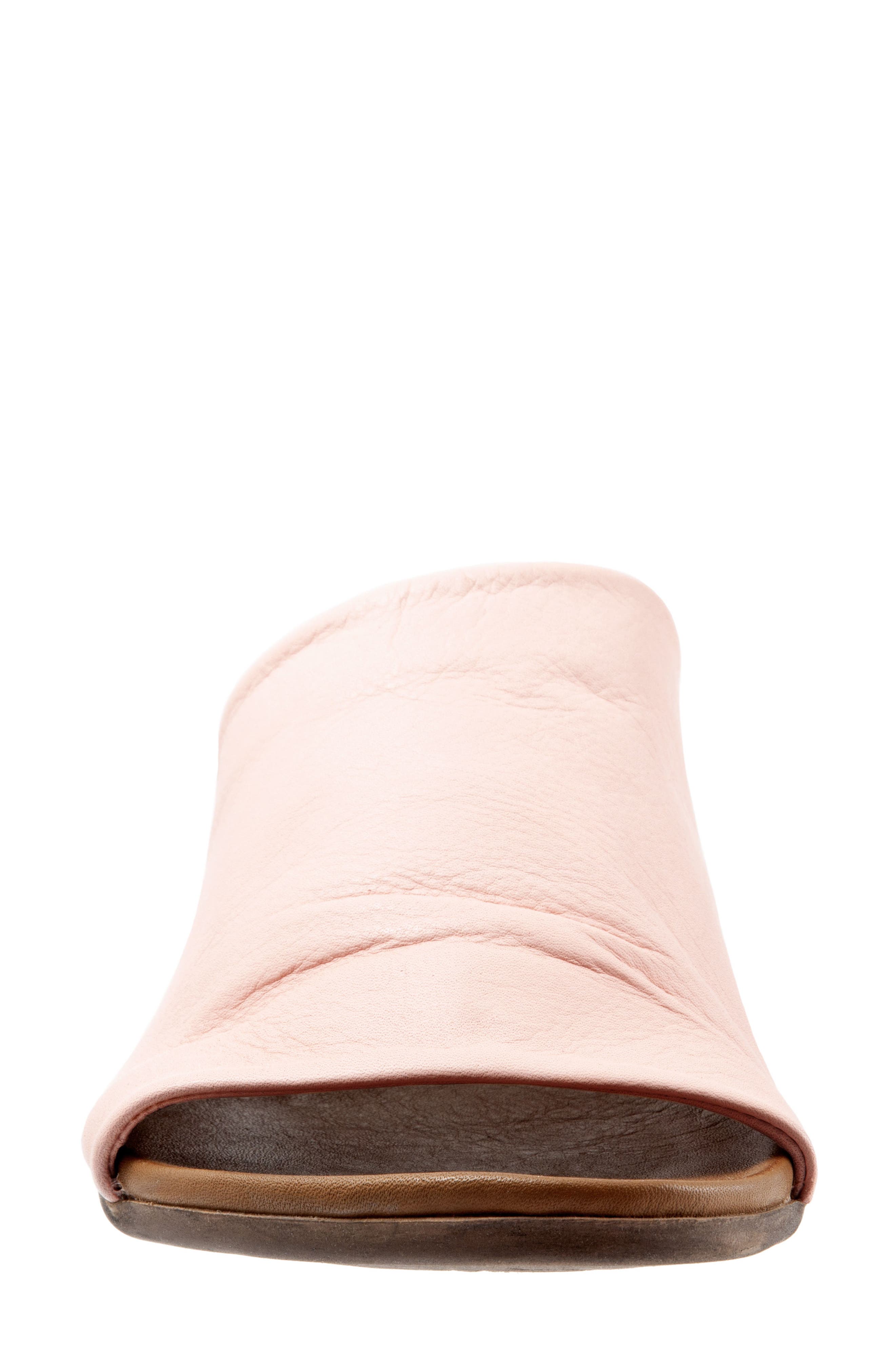 Turner Slide Sandal, Alternate, color, PALE PINK LEATHER