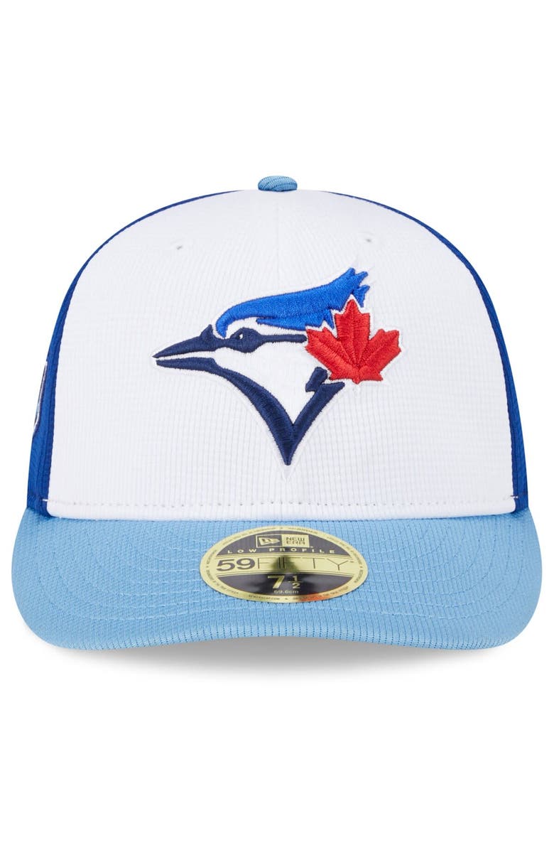 New Era Men's New Era  White/Powder Blue Toronto Blue Jays 2024 Spring Training Low Profile 59FIFTY Fitted Hat, Alternate, color, 
