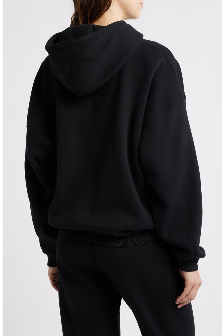 Brand Logo Hoodie, Alternate, color, BLACK