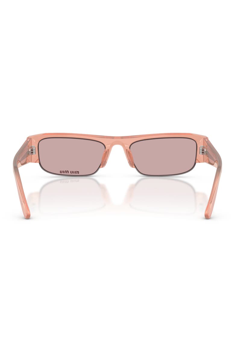 51mm Rectangular Sunglasses, Alternate, color, OPAL PINK / PINK