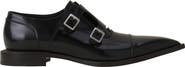 Lanvin Monk Shoes In Glossy Leather