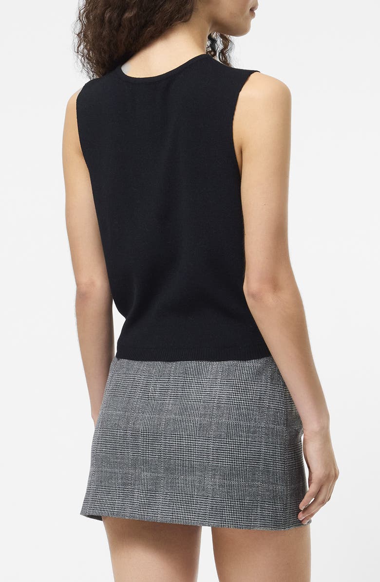 French Connection Cosysoft Knit Vest, Alternate, color, 01-Black