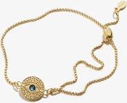 Alex and Ani Evil Eye Crystal Pull Chain Bracelet