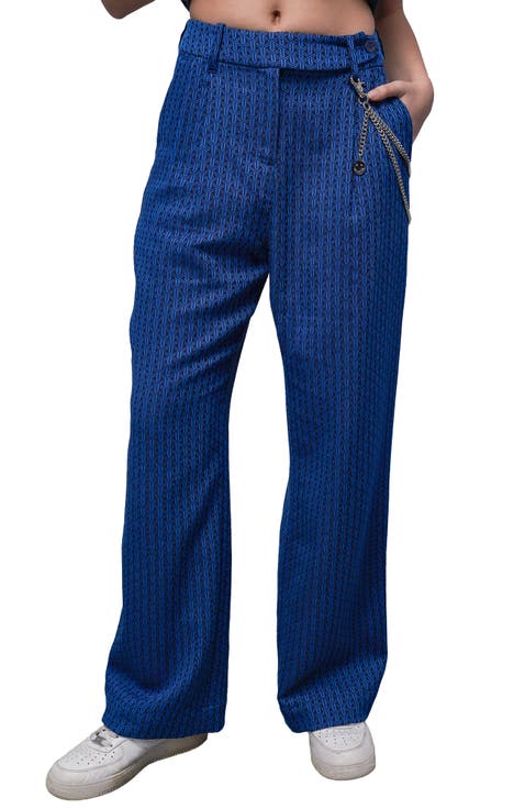 The Empower Jacquard Wide Leg Trouser