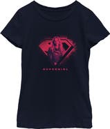 Supergirl Girls Supergirl Kara Portrait Logo T Shirt