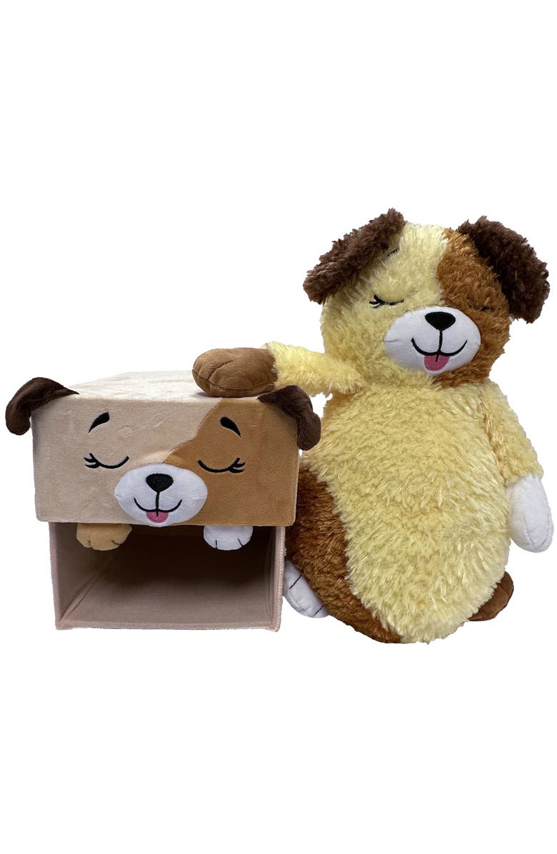 Happy Nappers Adorable Storables Dog Tan & Brown 8 Inches, Ages 1+, Alternate, color, Multicolored