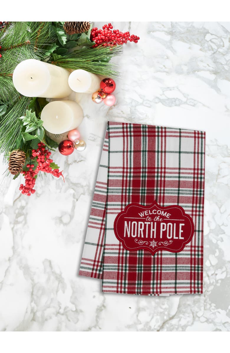 C&F Home Welcome North Pole Towel, Alternate, color, White