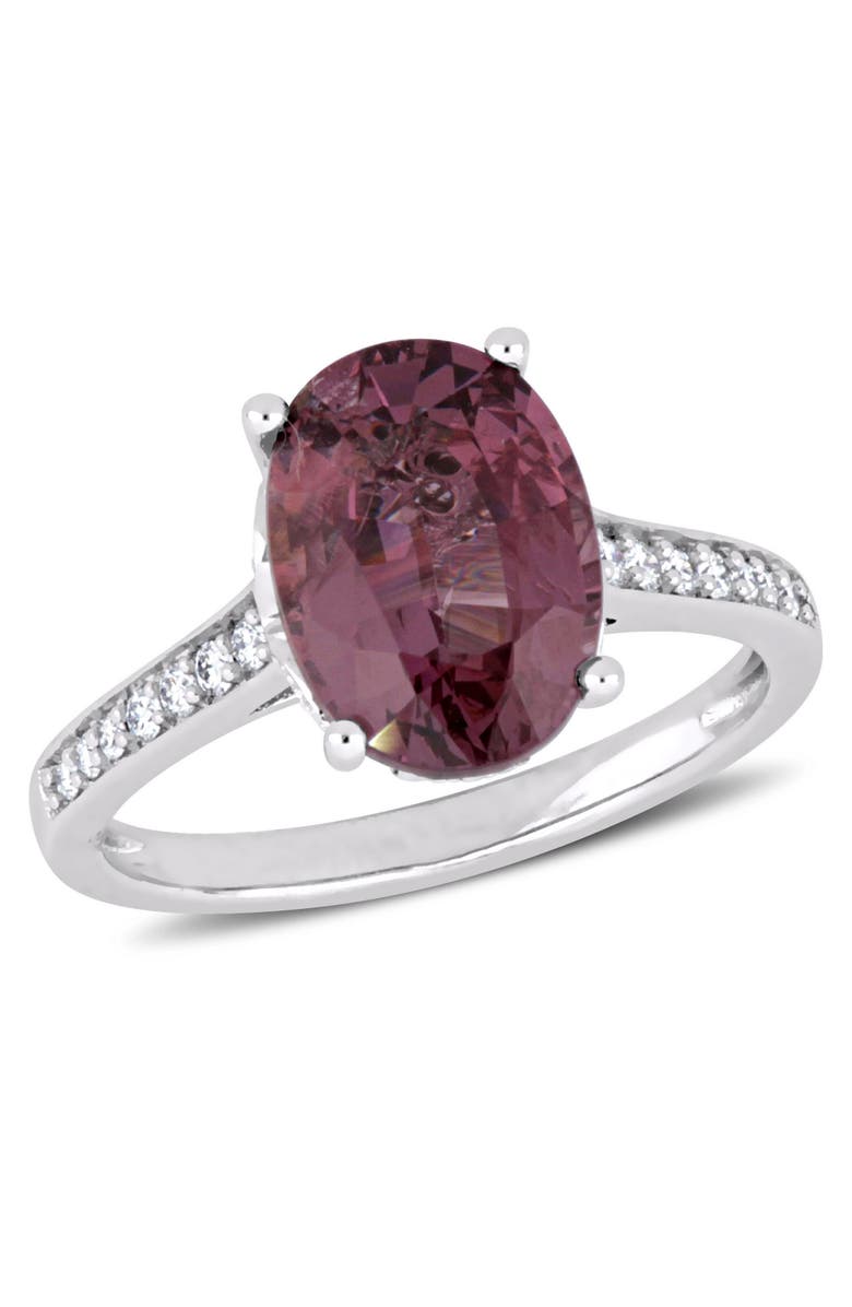 Julianna B. Pink Spinel Pink & Diamond Cocktail Ring 14k, Main, color, Spinel