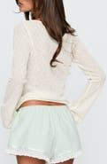 Princess Polly Tuppence Textured Long Sleeve Top