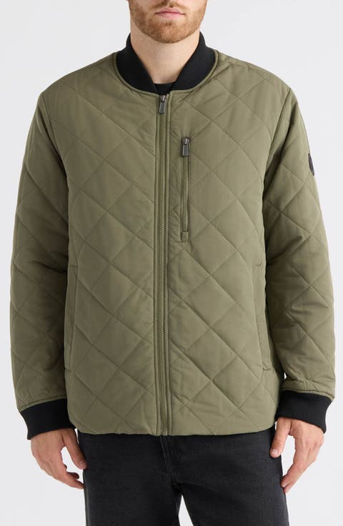 Lorgan Quilted Bomber Jacket