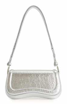 JW PEI Joy Metallic Faux Leather Shoulder Bag
