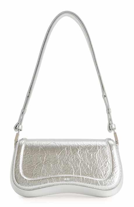 JW PEI Joy Metallic Faux Leather Shoulder Bag
