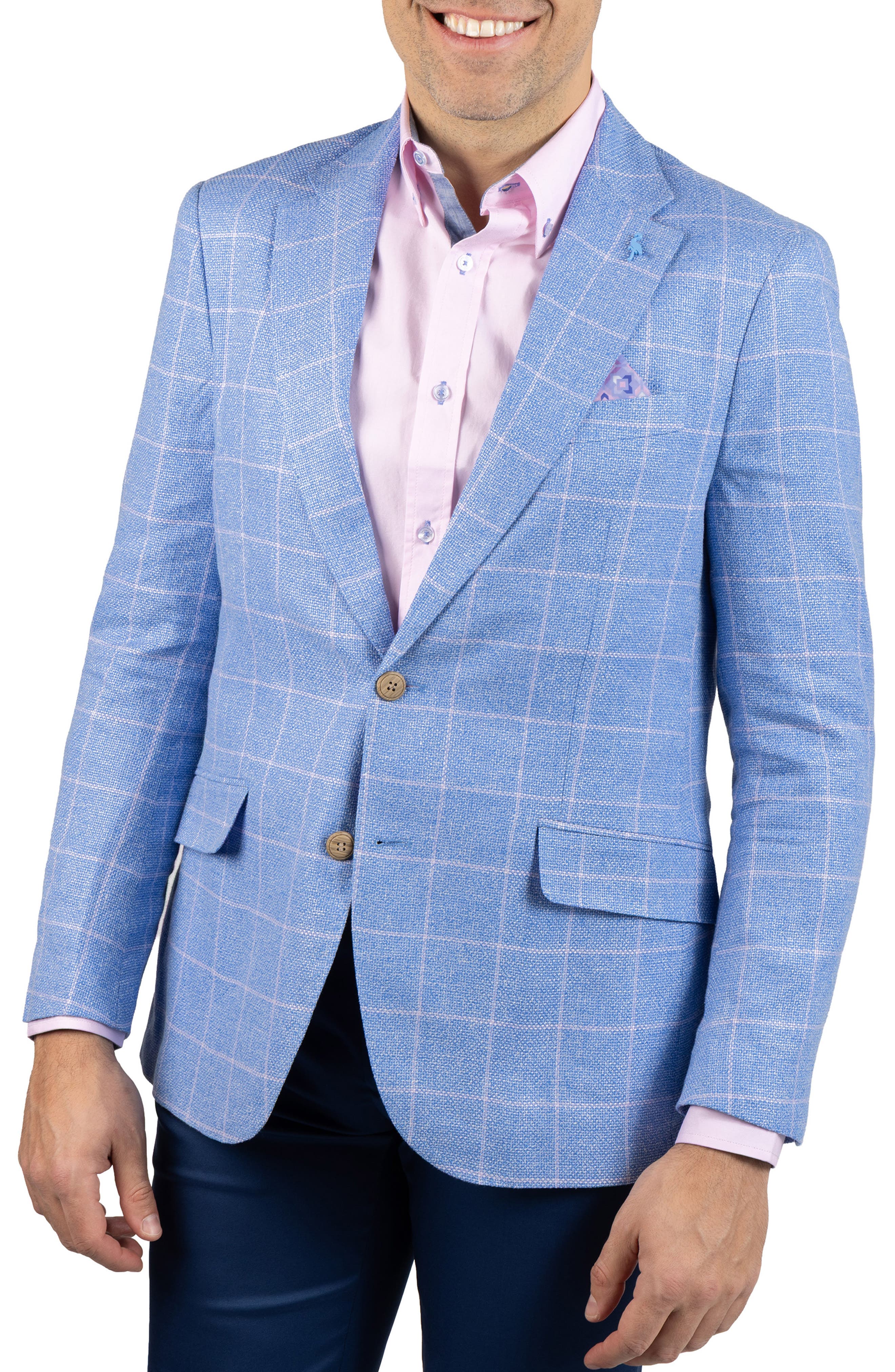 Yarn Dyed Windowpane Sport Coat