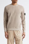 Stone Island Cotton Waffle Knit Sweatshirt