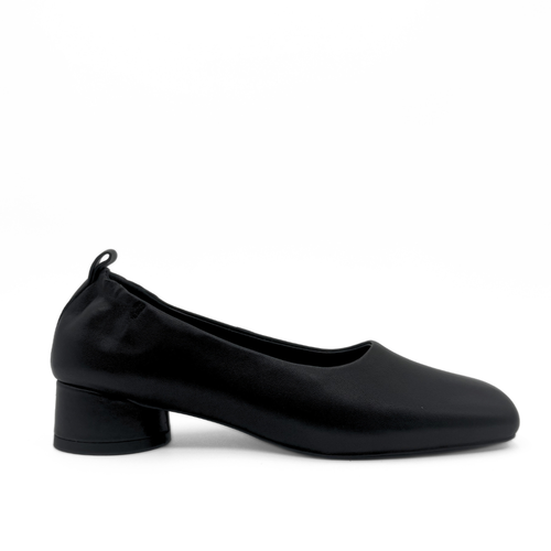 Amie Rafa Planner Block Kitten Heel In Black