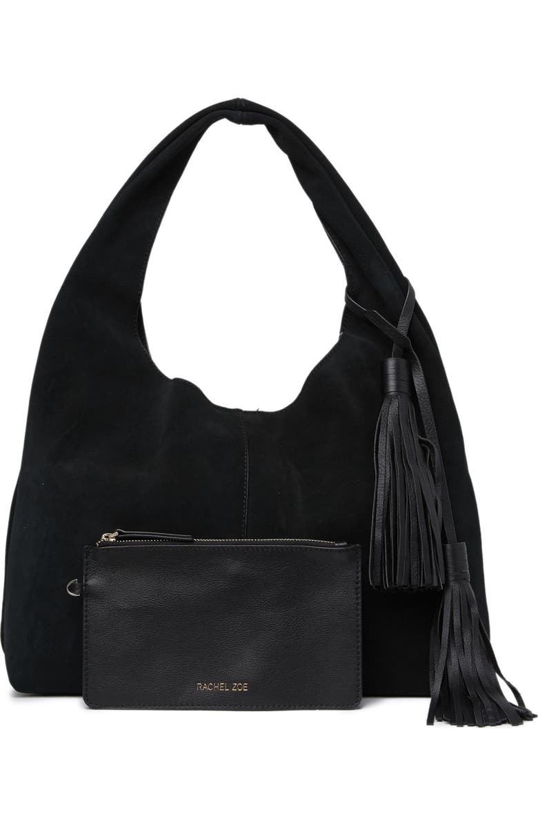 Rachel Zoe Mitchel Suede Hobo Bag, Main, color,