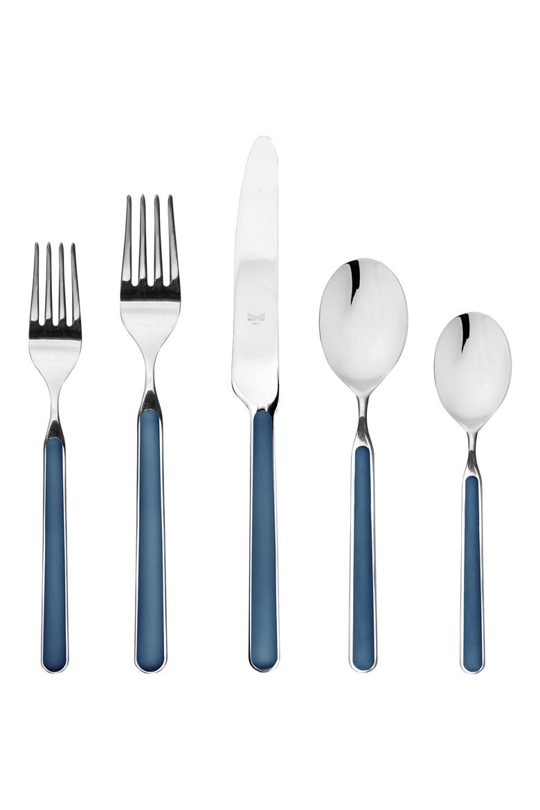 Fantasia 5-Piece Place Setting, Main, color, BLUE