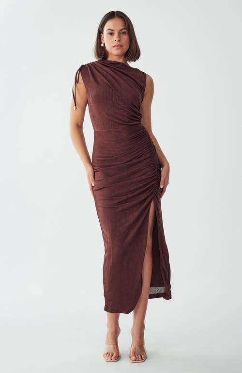 Bwldr Eternity Dress In Brown