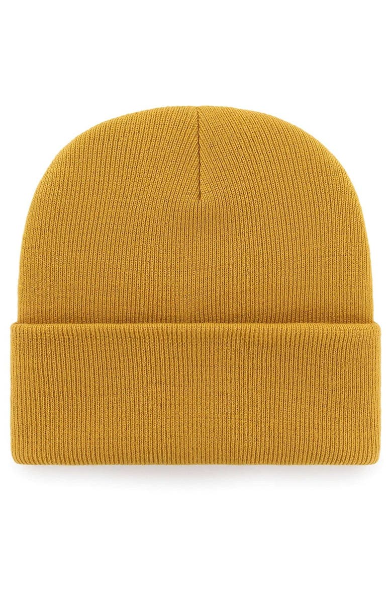 '47 Women's '47  Gold Green Bay Packers Haymaker Cuffed Knit Hat, Alternate, color, 