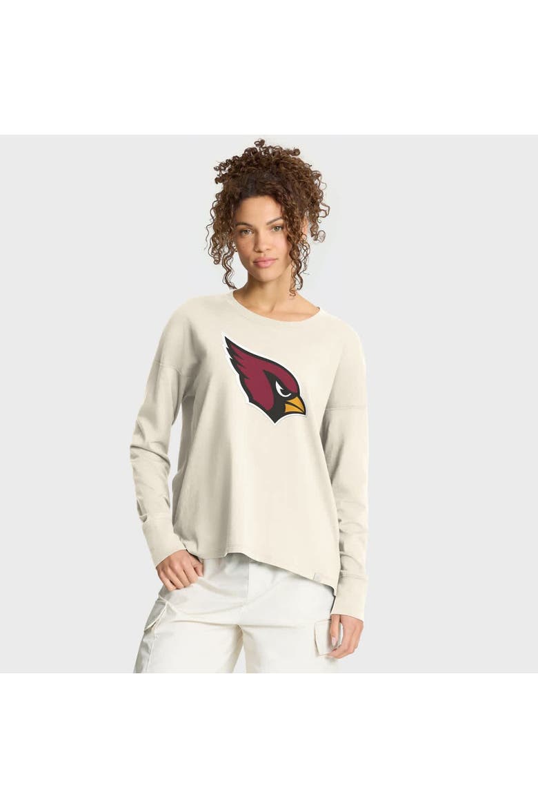 Women's Fanatics Cream Arizona Cardinals Dove Legacy Long Sleeve T-Shirt, Main, color, Cream