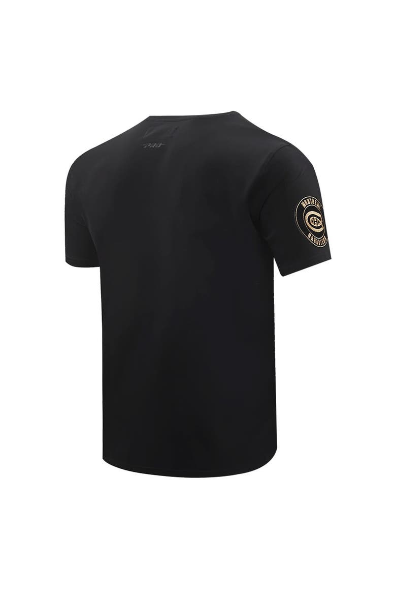 Men's Pro Standard Black Montreal Canadiens Wordmark T-Shirt, Alternate, color, Black