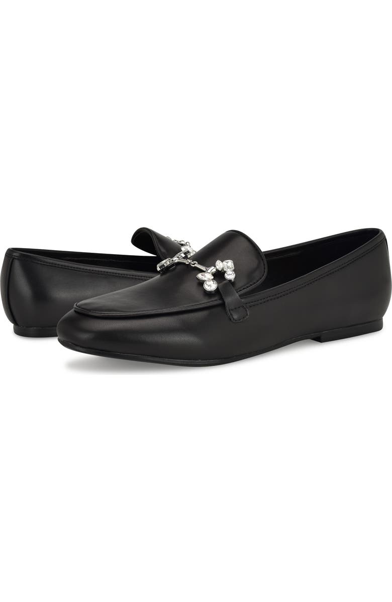 Nine West Bennit Bit Loafer, Alternate, color, Black Leather