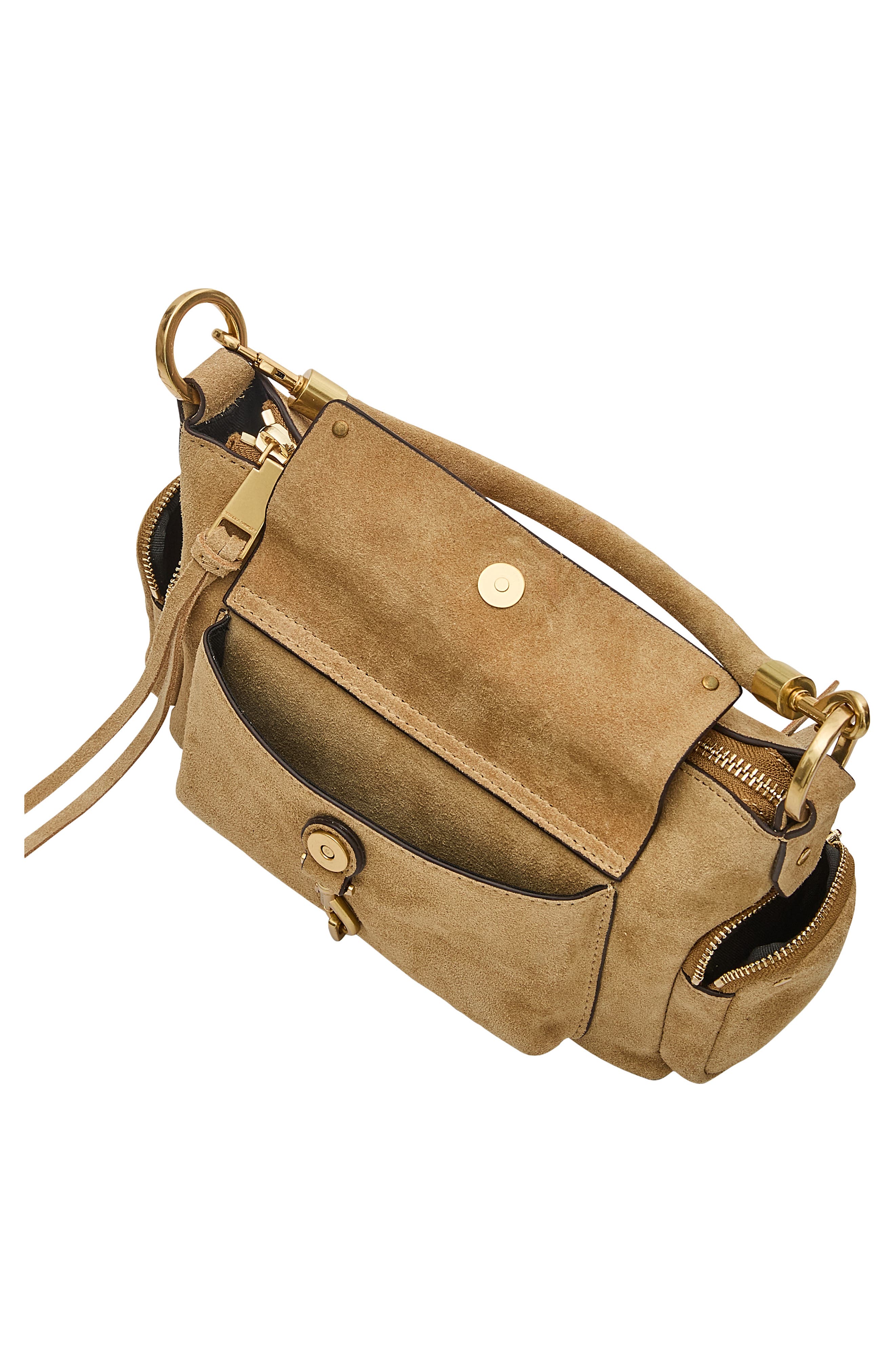 MAB Utility Leather Shoulder Bag, Alternate, color, CHESTNUT