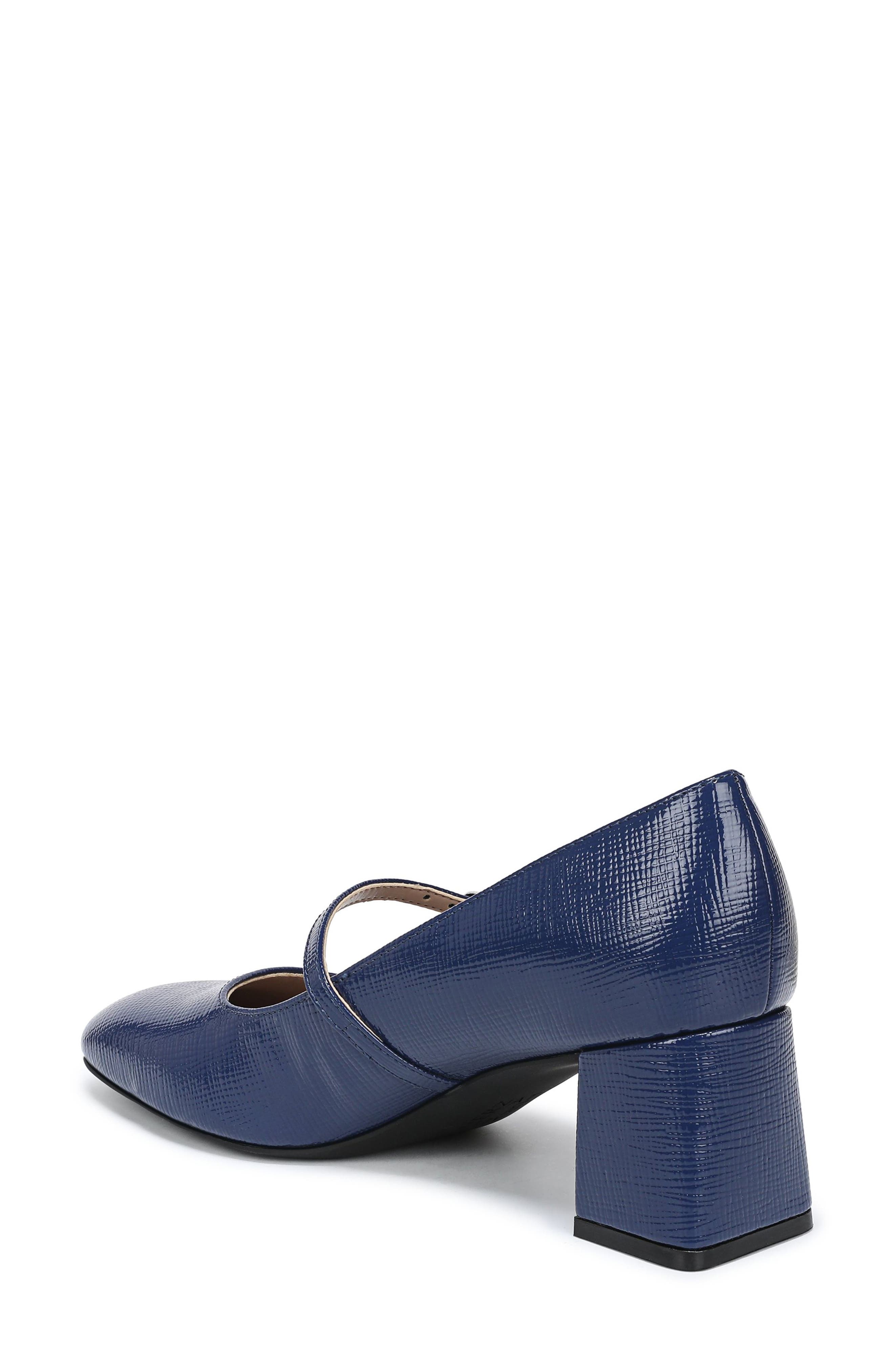 Naturalizer Dancing Mary Jane Pump, Alternate, color, Navy Blue Abyss Faux Leather
