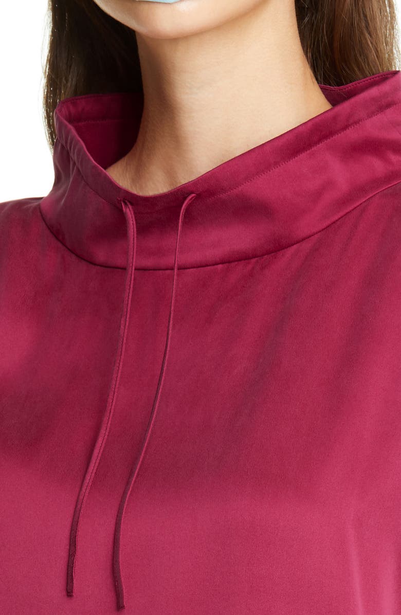 Eileen Fisher Drawstring Silk Top, Alternate, color,