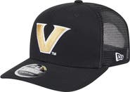 New Era Men's New Era Black Vanderbilt Commodores Primary 9SEVENTY Trucker Stretch-Snap Hat