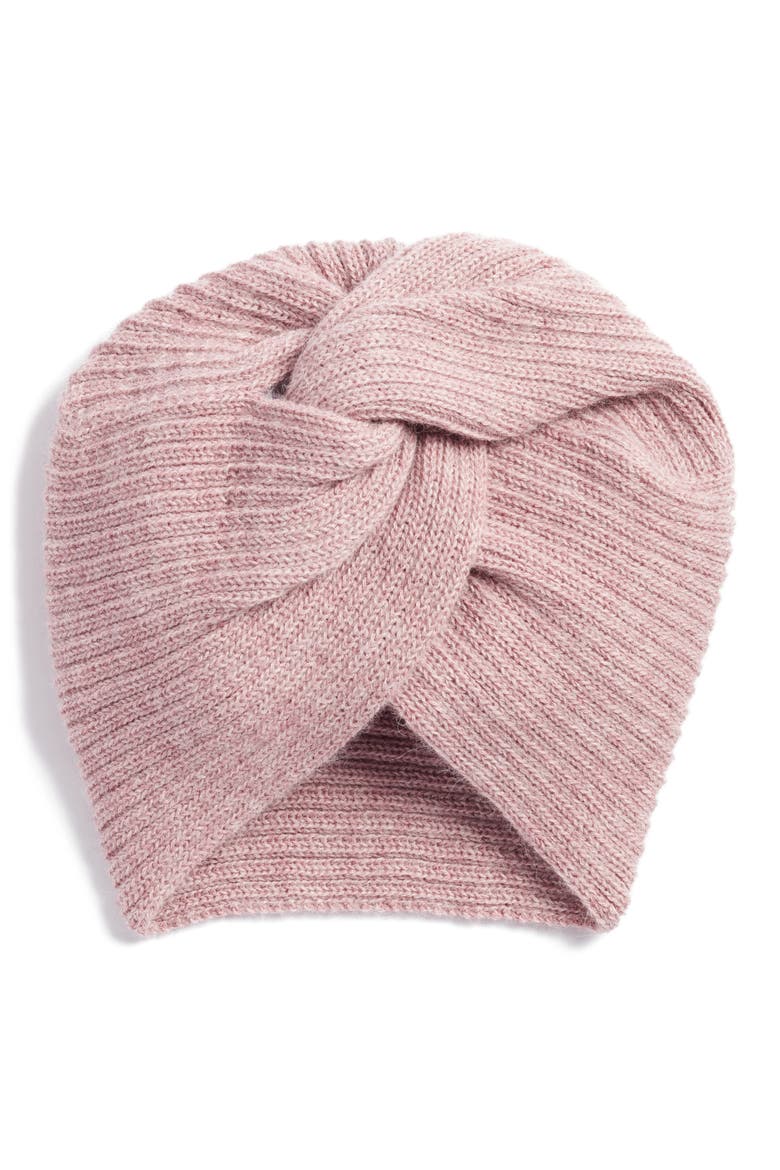 Gold Alpaca Turban, Main, color, ROSE