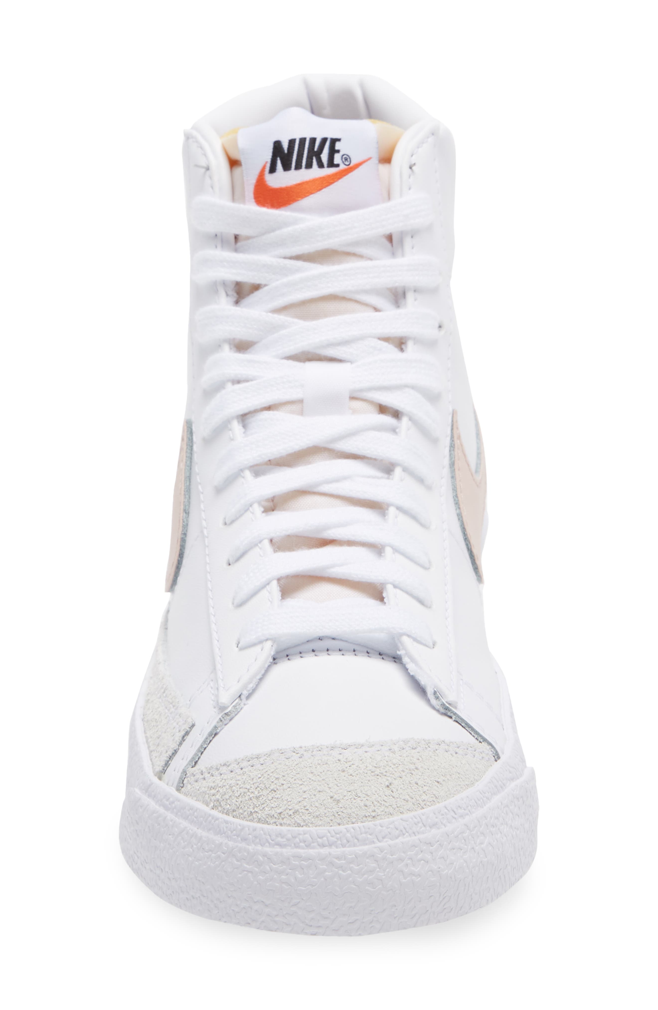 Blazer Mid '77 Sneaker, Alternate, color, 118 WHITE/PINKOX