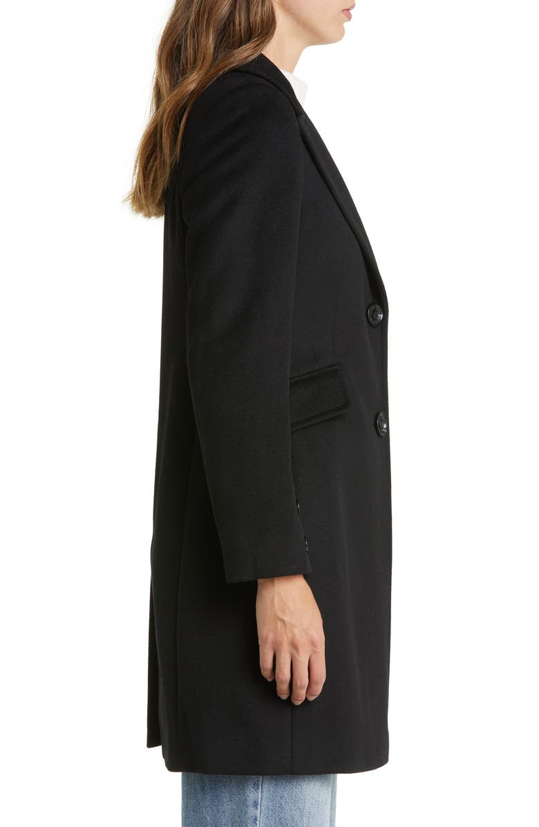 Sam Edelman Wool Blend Notch Collar Coat, Alternate, color, 