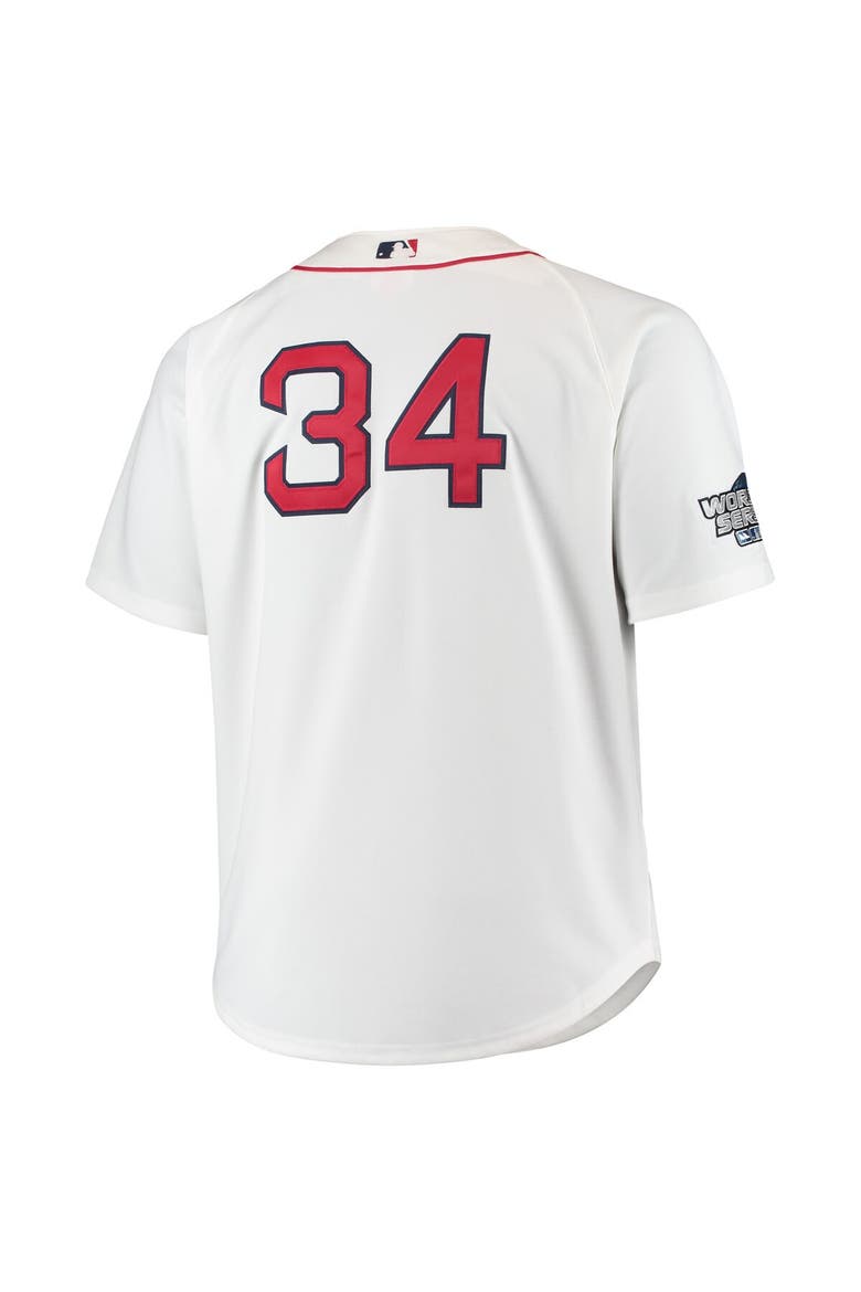 Men's Mitchell & Ness David Ortiz White Boston Red Sox Big & Tall Home Authentic Player Jersey, Alternate, color, White