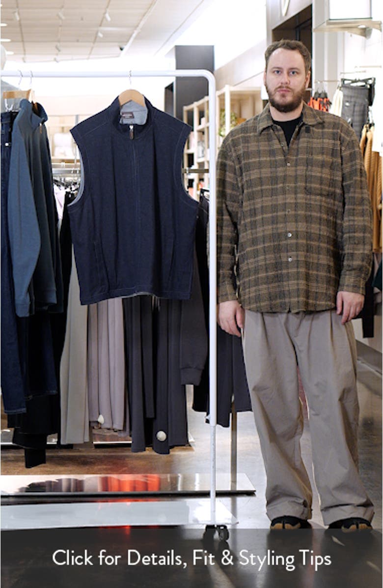 Icon Reversible Knit Cotton Blend Vest, sales video thumbnail