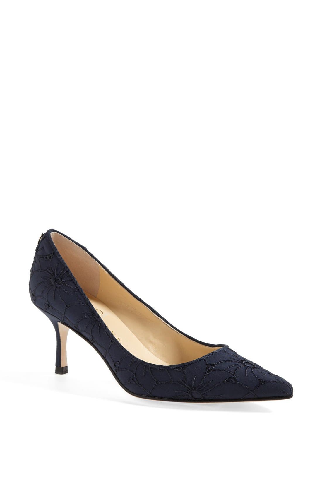 'Indico' Pump, Main, color, NAVY EYELET
