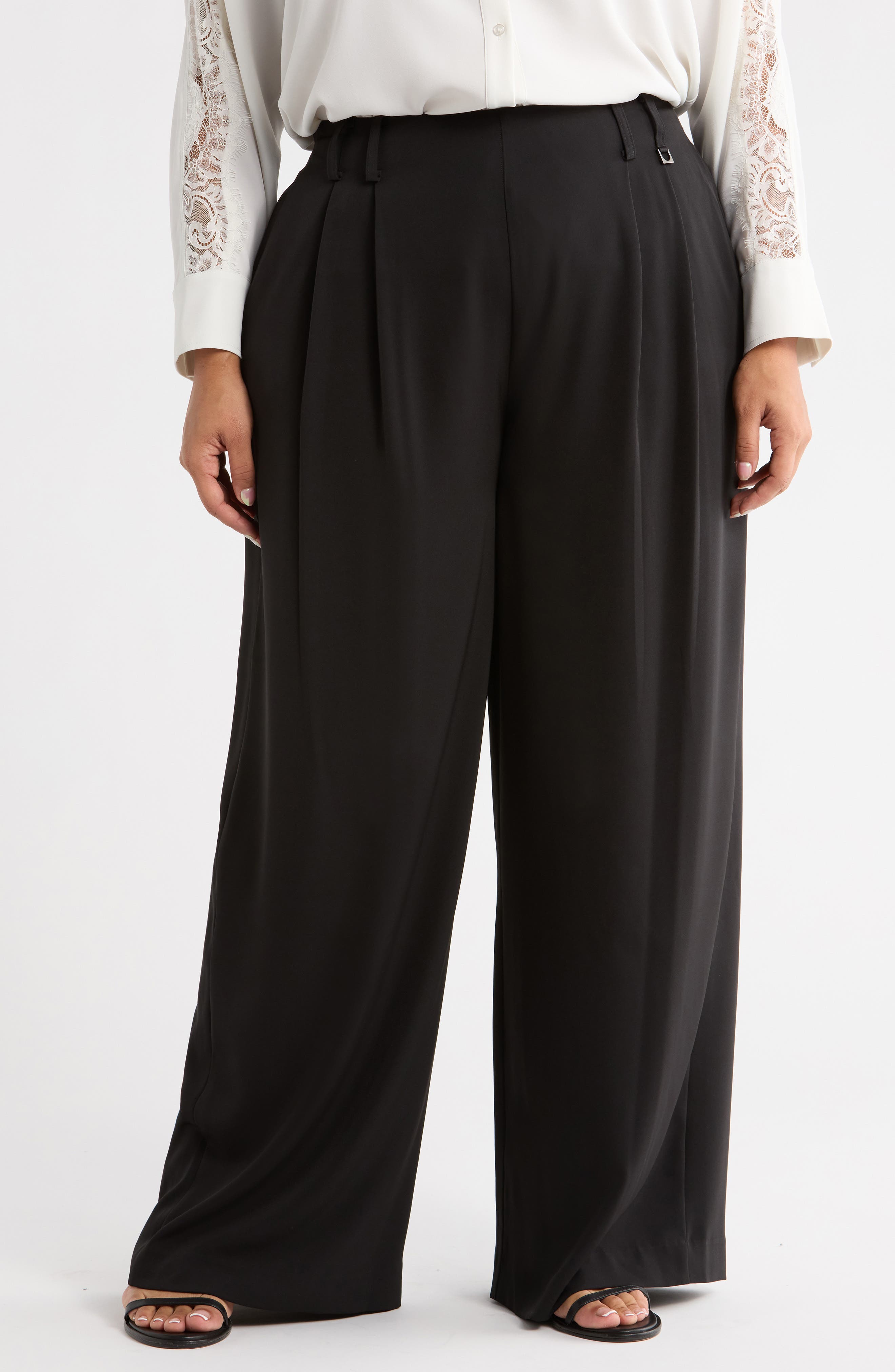 Lysse Darcy Pleated High Waist Wide Leg Pants