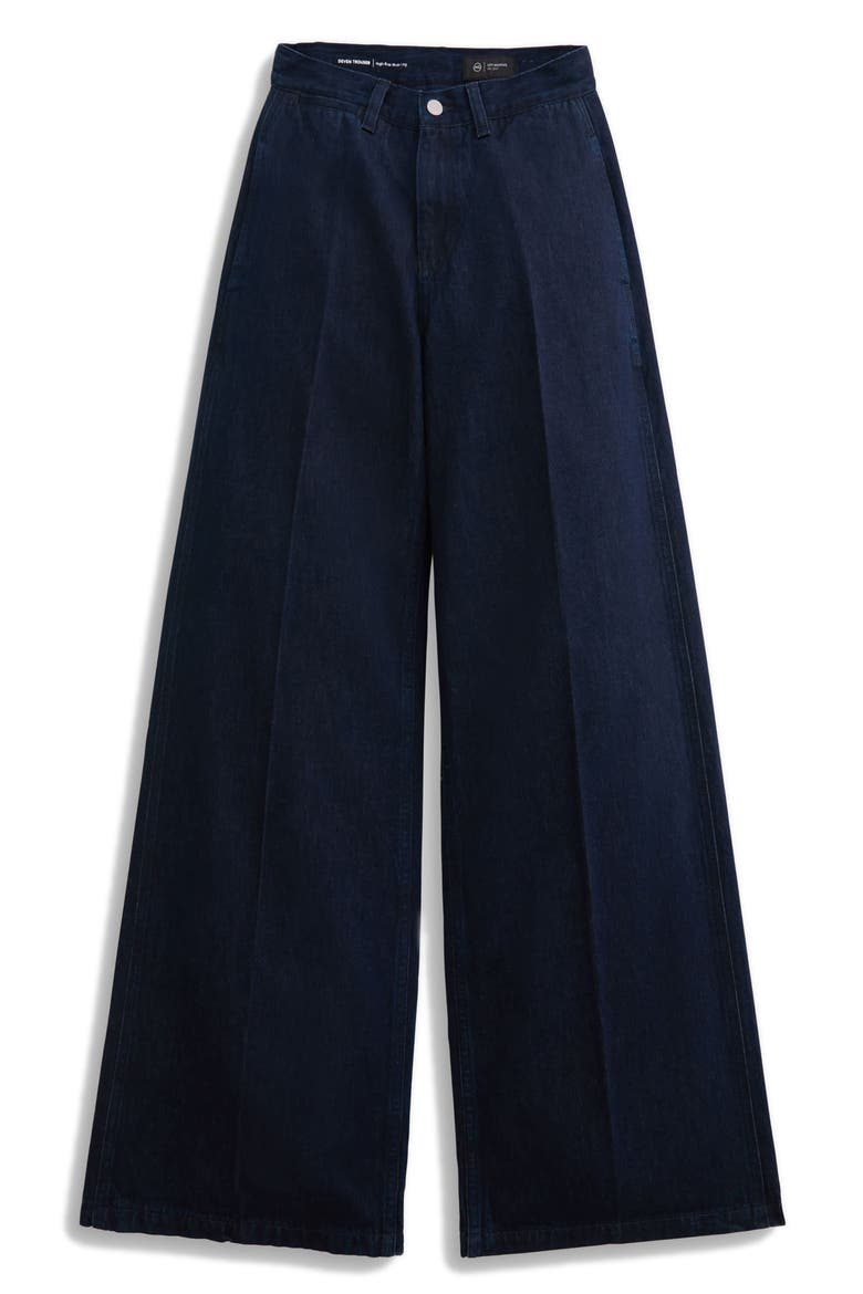 Deven Ultra High Waist Wide Leg Trouser Jeans, Alternate, color, ACCESS
