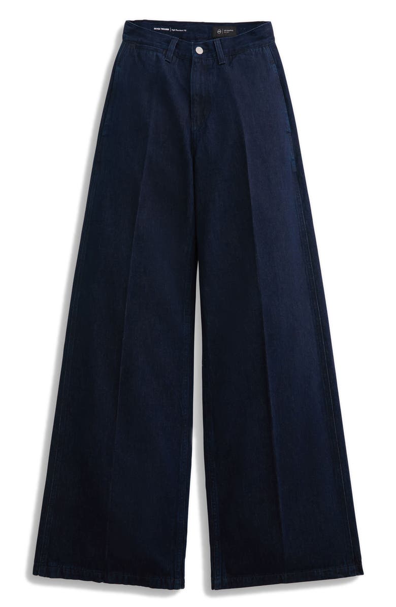AG Deven Ultra High Waist Wide Leg Trouser Jeans, Alternate, color, Access