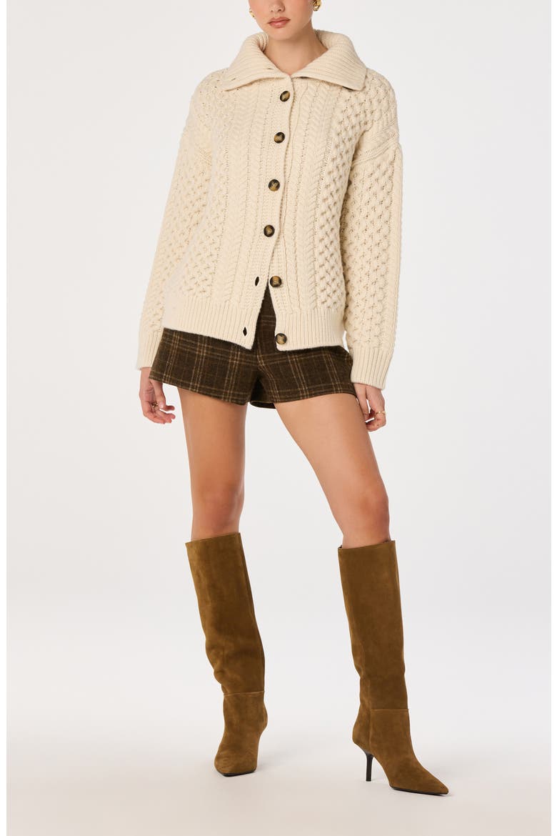 Crystelle Cardigan, Alternate, color, CREAM